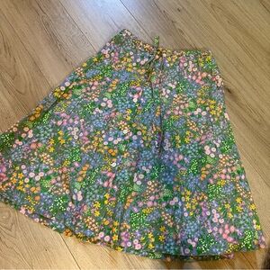 Vintage floral skirt